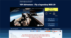 Desktop Screenshot of flymigsokol.com